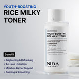 NIDA Youth-Boosting Rice Milky Toner